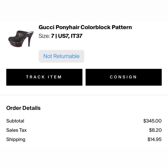 Gucci Ponyhair Colorblock Pattern - Picture 6 of 6